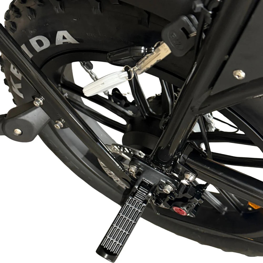 Ouxi C80 - Fatbike - Hydraulische Remmen - Shiny Black - 2025 Nieuwste model