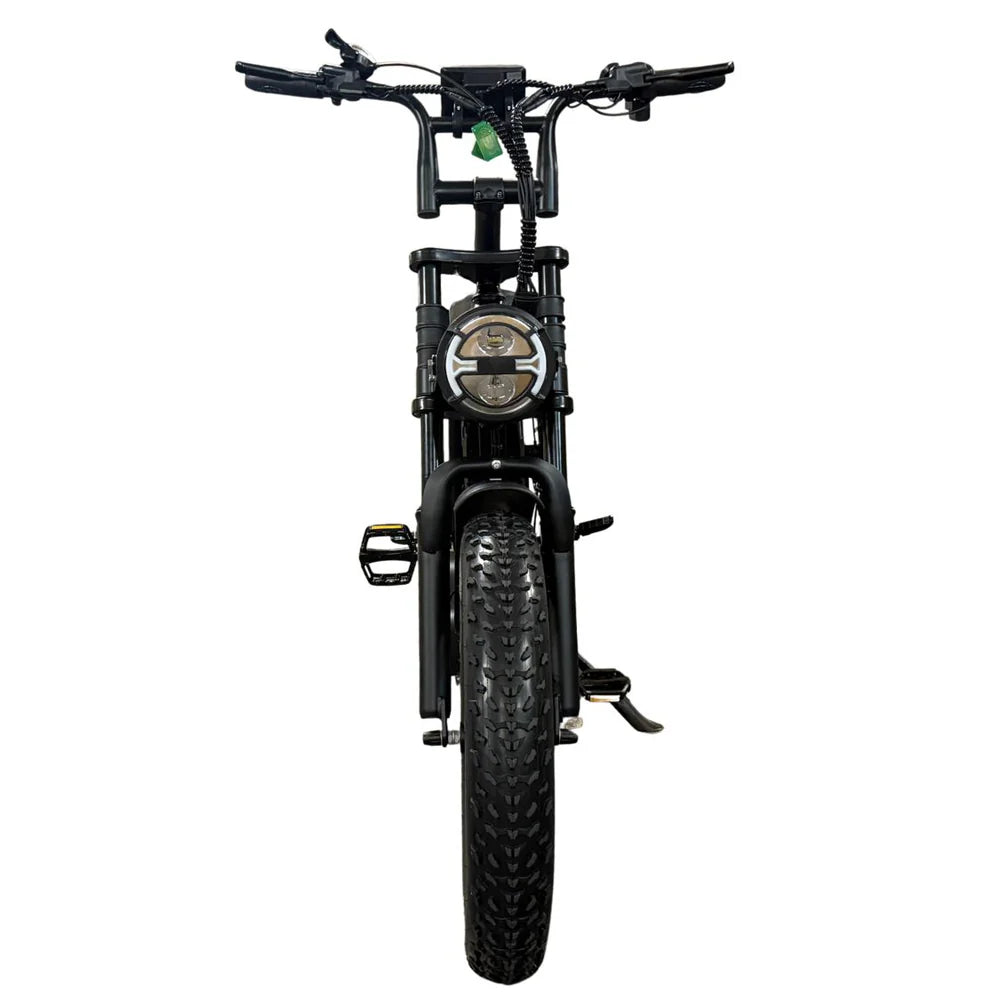 Ouxi C80 - Fatbike - Hydraulische Remmen - Shiny Black - 2025 Nieuwste model