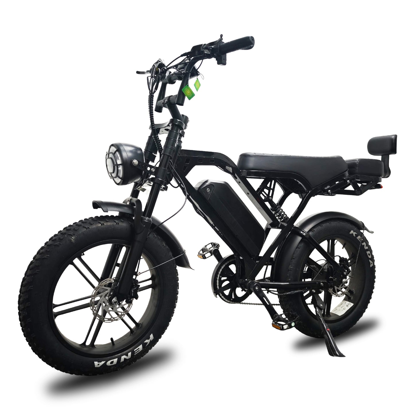 Fatbike X80 Pro 10.0 - Zwart- Killswitch - Met code - Gratis achterzitje - alarmsysteem
