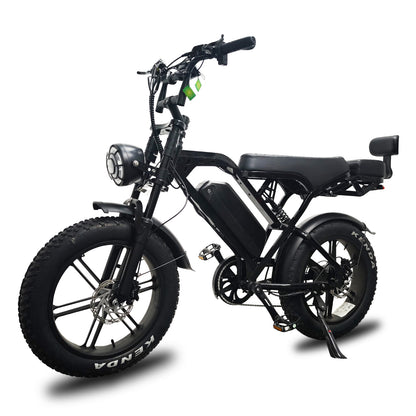 Fatbike X80 Pro 10.0 - Zwart- Killswitch - Met code - Gratis achterzitje - alarmsysteem