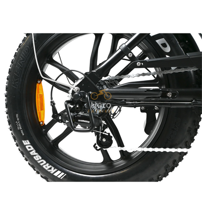 Fatbike V20 Pro 7.0 2025 Hydraulische remmen + Gratis Alarm en Telefoontas Gratis achterzitje