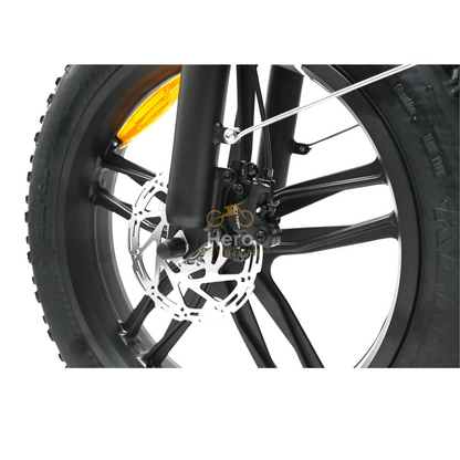 Fatbike V20 Pro 7.0 2025 Hydraulische remmen + Gratis Alarm en Telefoontas Gratis achterzitje