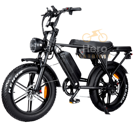 Fatbike V8 MAX Double Battery-Hydraulic brakes-Range of 120KM 