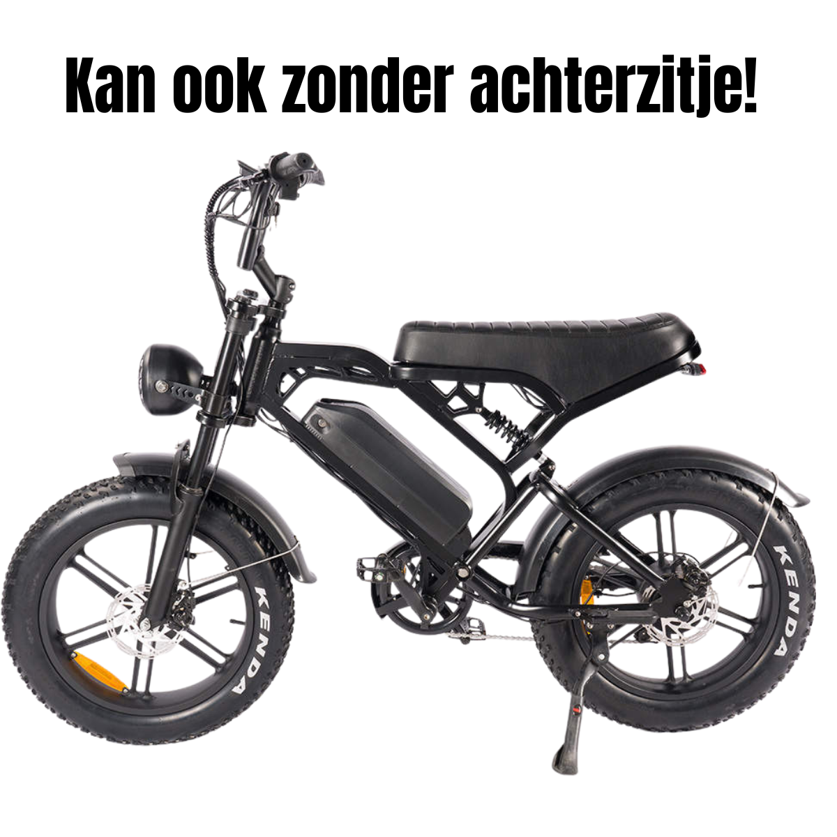 Fatbike V20 Pro 7.0 2025 Hydraulische remmen + Gratis Alarm en Telefoontas Gratis achterzitje