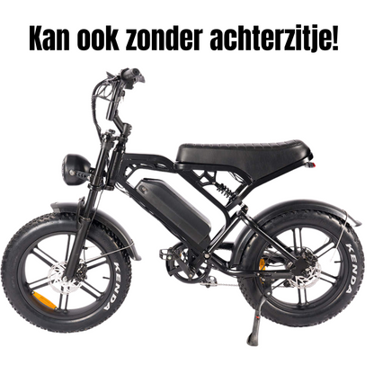 Fatbike V20 Pro 7.0 2025 Hydraulische remmen + Gratis Alarm en Telefoontas Gratis achterzitje