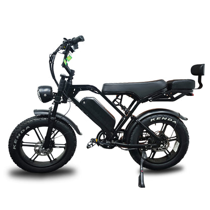 Fatbike X80 Pro 10.0 - Zwart- Killswitch - Met code - Gratis achterzitje - alarmsysteem