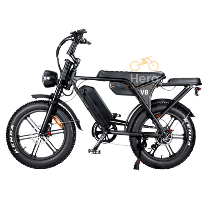 Fatbike V8 MAX Double Battery-Hydraulic brakes-Range of 120KM 