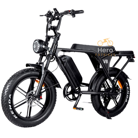Fatbike V8 3.0 hydraulic brakes + FREE Alarm, rear seat and footrests