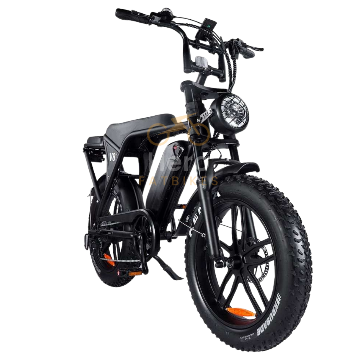 Fatbike V8 3.0 hydraulische remmen + GRATIS Alarm , achterbankje en voetensteuntjes