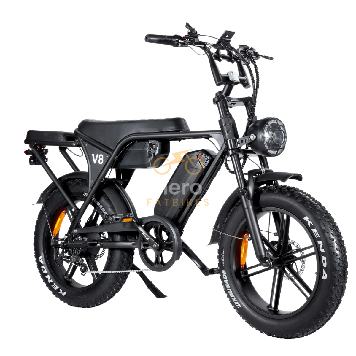 Fatbike V8 MAX Double Battery-Hydraulic brakes-Range of 120KM 