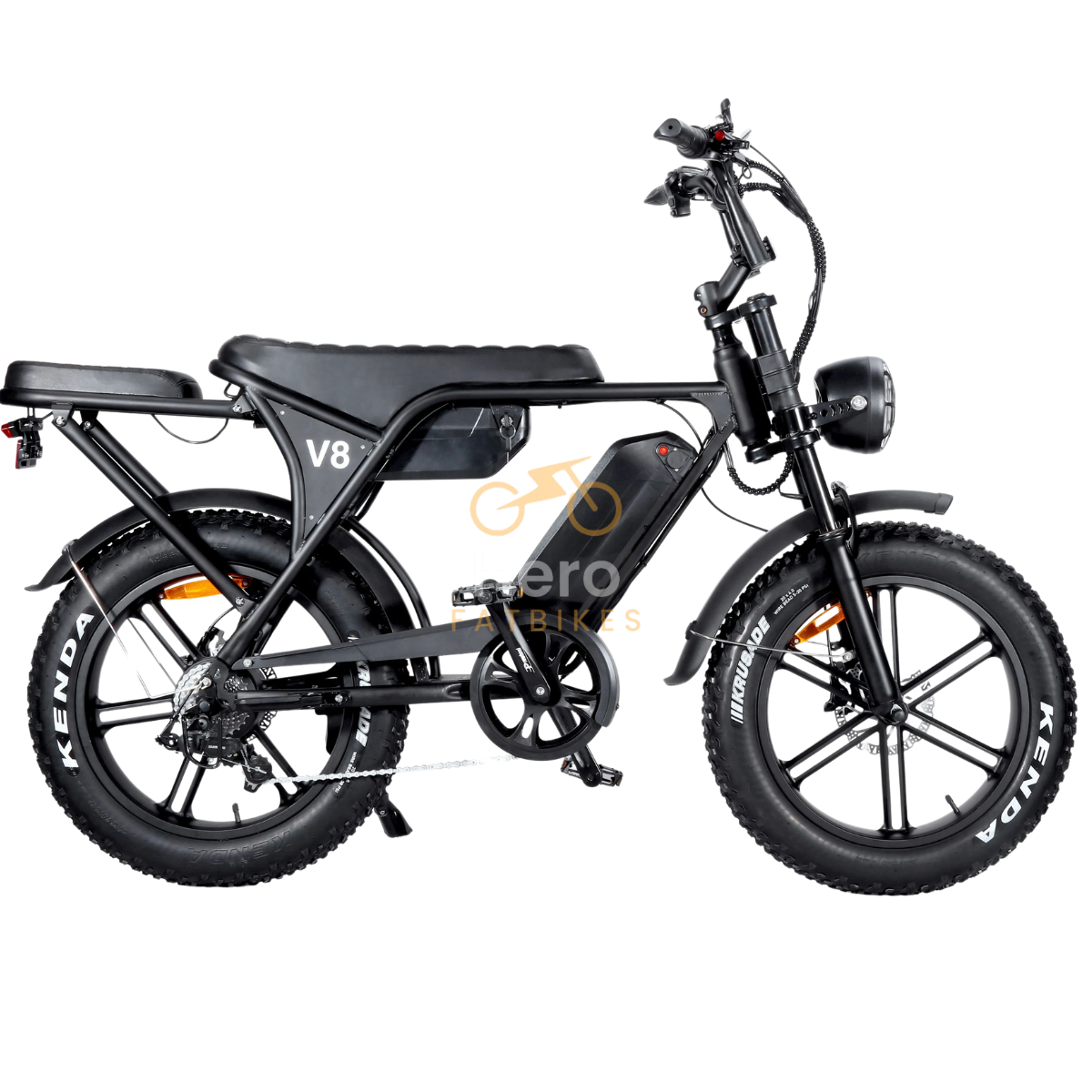 Fatbike V8 MAX Double Battery-Hydraulic brakes-Range of 120KM 