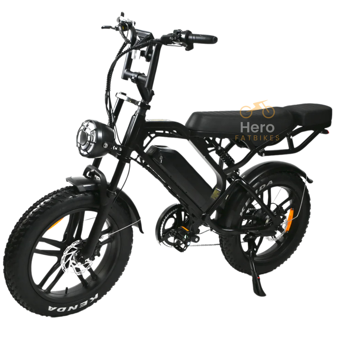 Fatbike V20 Pro 7.0 2025 Hydraulische remmen + Gratis Alarm en Telefoontas Gratis achterzitje