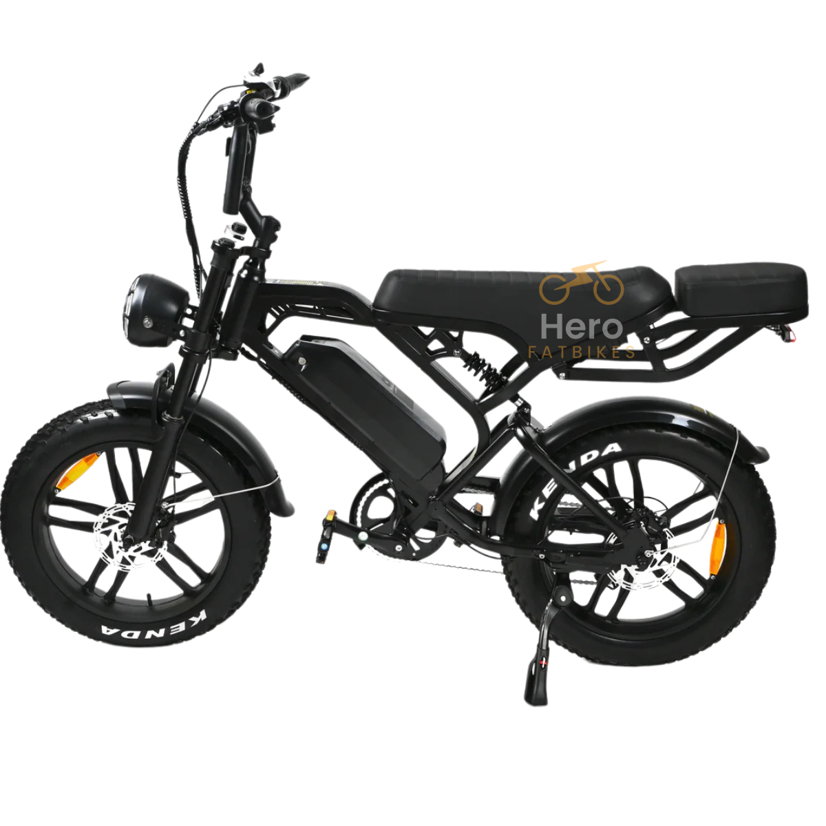 Fatbike V20 Pro 7.0 2025 Hydraulische remmen + Gratis Alarm en Telefoontas Gratis achterzitje