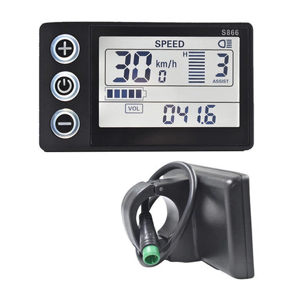 S866 Display – Universele Fatbike Display - Opvoerbaar