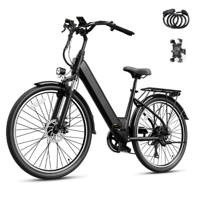 Ebike Q8 Premium + Gratis slot & telefoonhouder