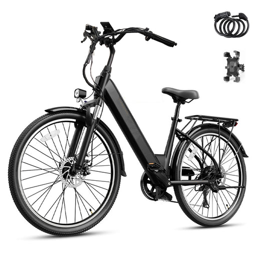 Ebike Q8 Premium + Gratis slot & telefoonhouder