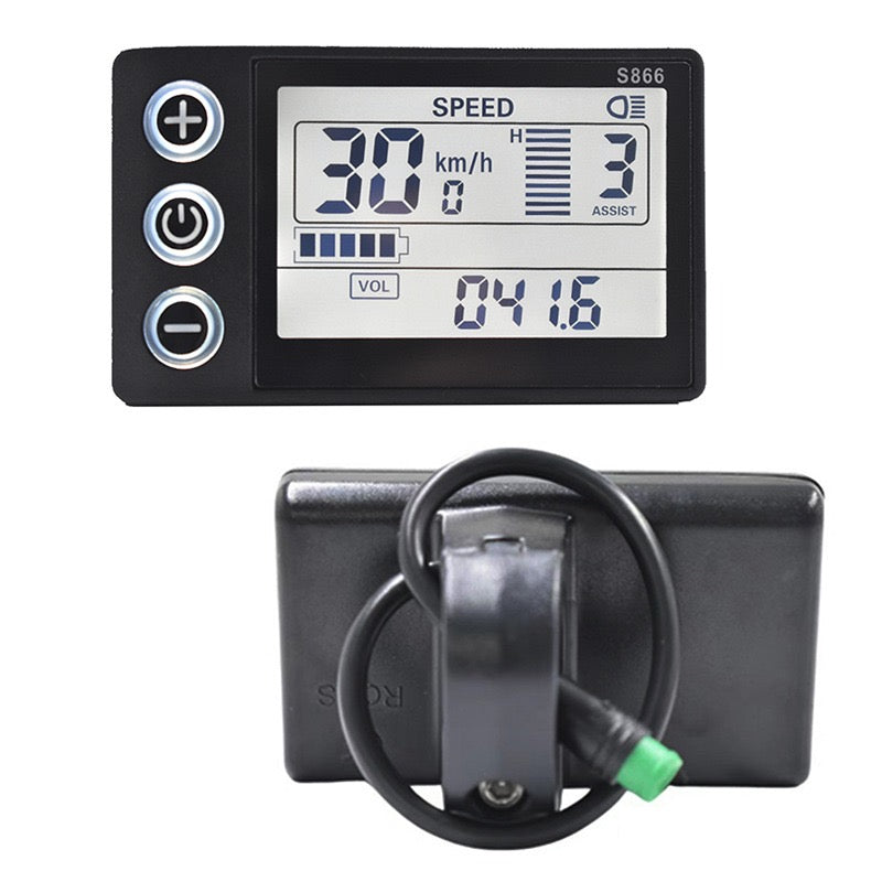 S866 Display – Universele Fatbike Display - Opvoerbaar