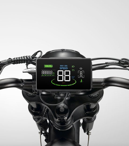 Opvoerbare H6C display - KLEUREN - 5PIN - Met code – HeroFatbikes