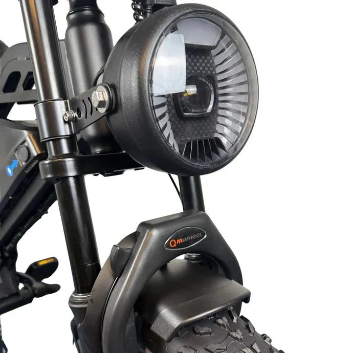 V29 Pro Fatbike Dubbele accu zwart Opvoerbaar & Begrensbaar QM Wheels 2026