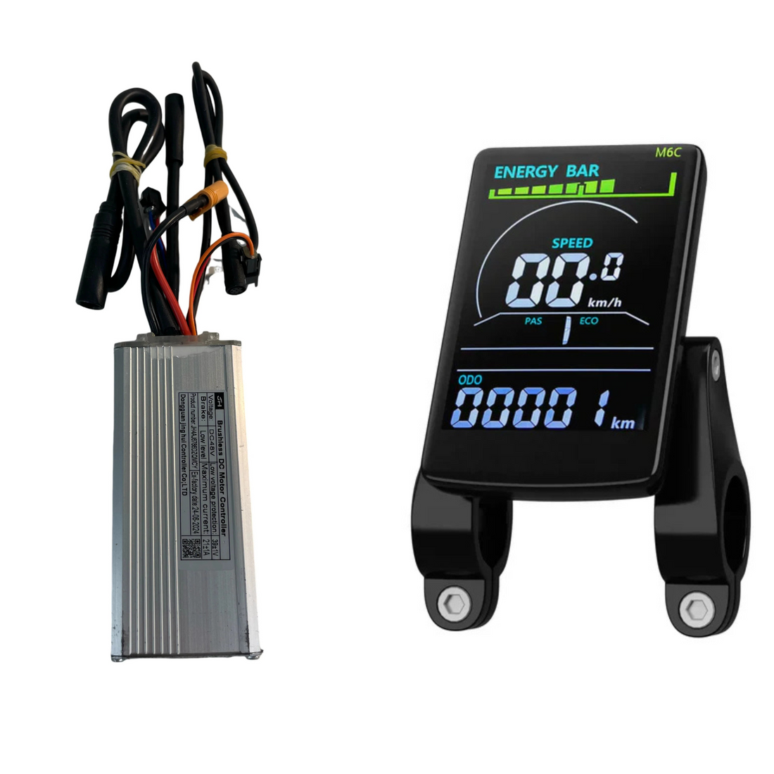 Opvoerbaar Pakket M6C Display & Opvoerbaar controller V20 – HeroFatbikes
