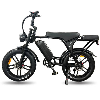 Ouxi C80 - Fatbike - Hydraulische Remmen - Shiny Black - 2025 Nieuwste model