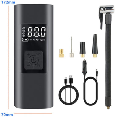 Draagbare Luchtcompressor – Perfect voor Fatbikes & Veel Meer