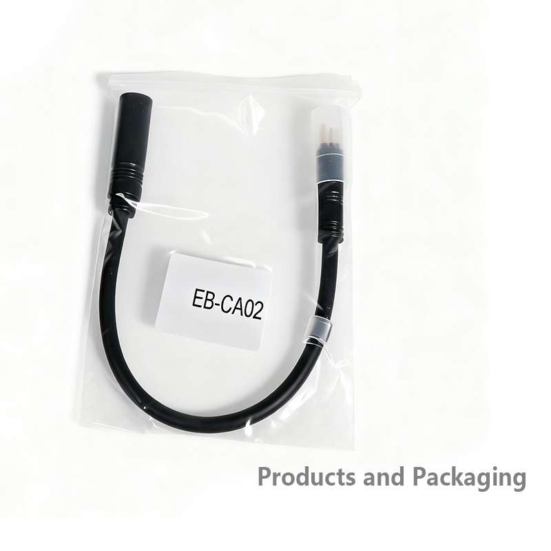 Motor Kabel Adapter Rood naar Zwart voor Fatbike Motor en Controller