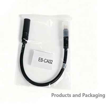 Motor Kabel Adapter Rood naar Zwart voor Fatbike Motor en Controller