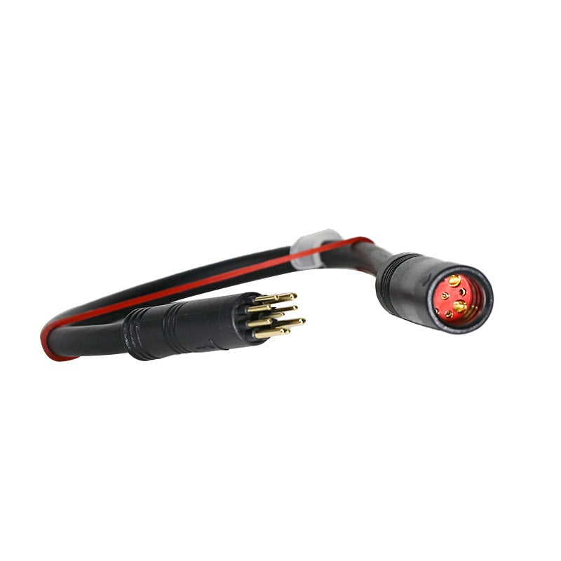 Motor Kabel Adapter Rood naar Zwart voor Fatbike Motor en Controller