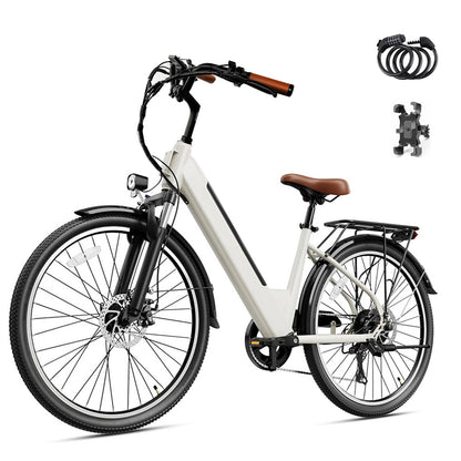 Ebike Q8 Premium + Gratis slot & telefoonhouder