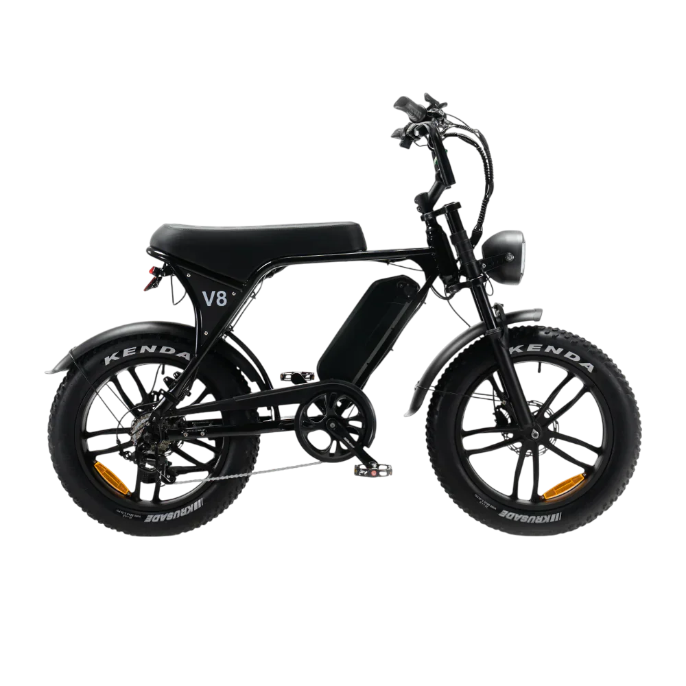 Fatbike V8 5.0 hydraulische remmen + GRATIS Alarm , achterzitje en voorrekje Opvoerbaar eigen terrein