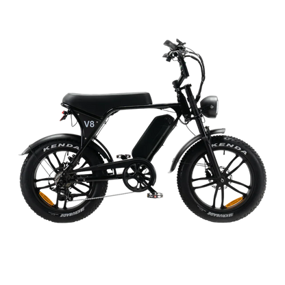Fatbike V8 5.0 hydraulische remmen + GRATIS Alarm , achterzitje en voorrekje Opvoerbaar eigen terrein