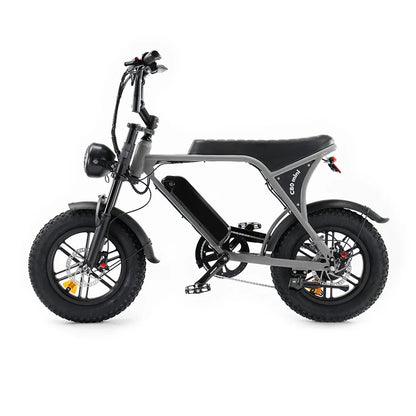 OUXI C80 Mini Fatbike - Grijs - Hydraulische Remmen