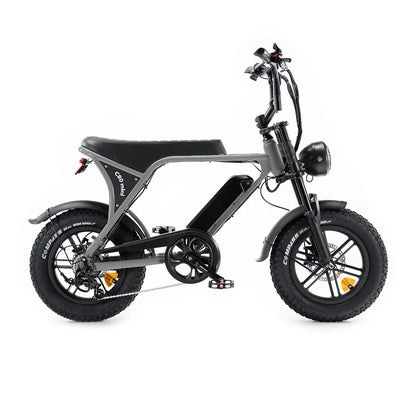 OUXI C80 Mini Fatbike - Grijs - Hydraulische Remmen