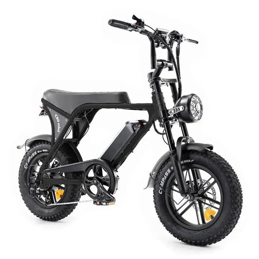 OUXI C80 Mini Fatbike - Zwart - Hydraulische Remmen