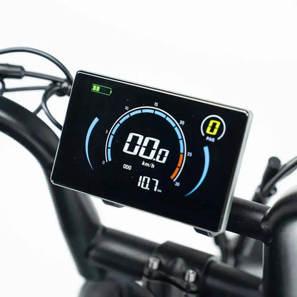 OUXI C80 Mini Fatbike - Zwart - Hydraulische Remmen