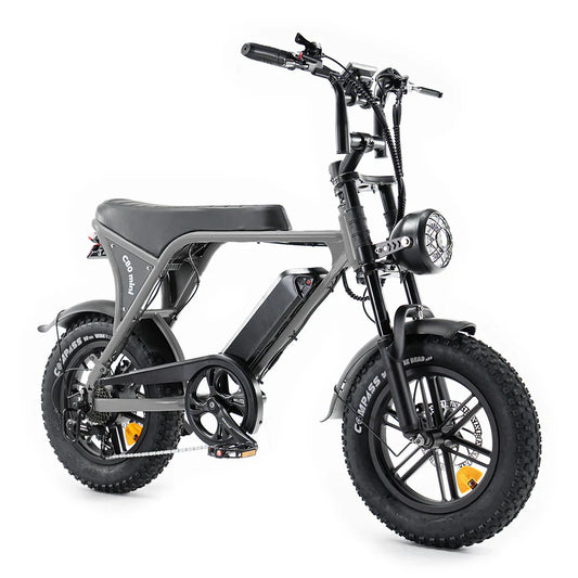 OUXI C80 Mini Fatbike - Grijs - Hydraulische Remmen