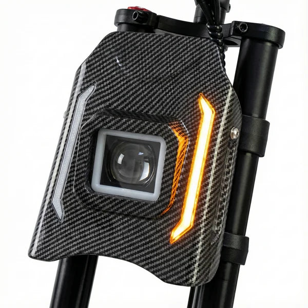 Originele Ouxi koplamp met knipperlicht voor GT2000 fatbike